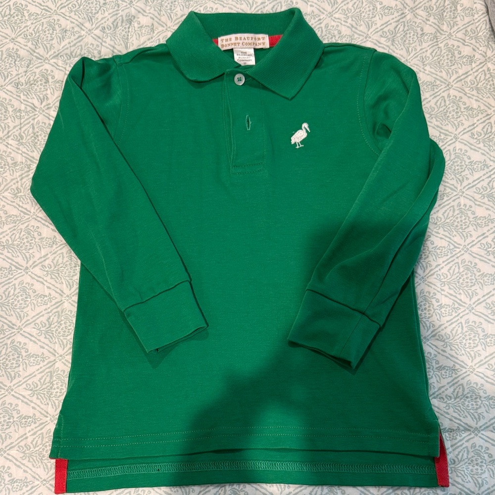 The Beaufort Bonnet Company Green Polo Shirt